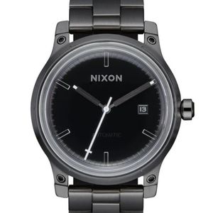 Nwot - Nixon 5th Element Black Gunmetal Mens Automatic Watch